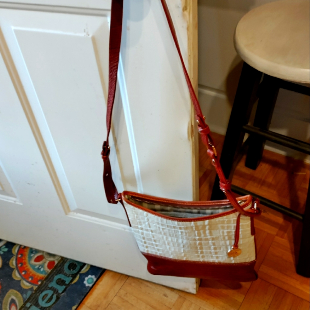 Brahmin leather crossbody purse
